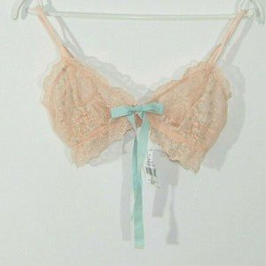 EBERJEY Piper Bralette M NWT Pink Blue